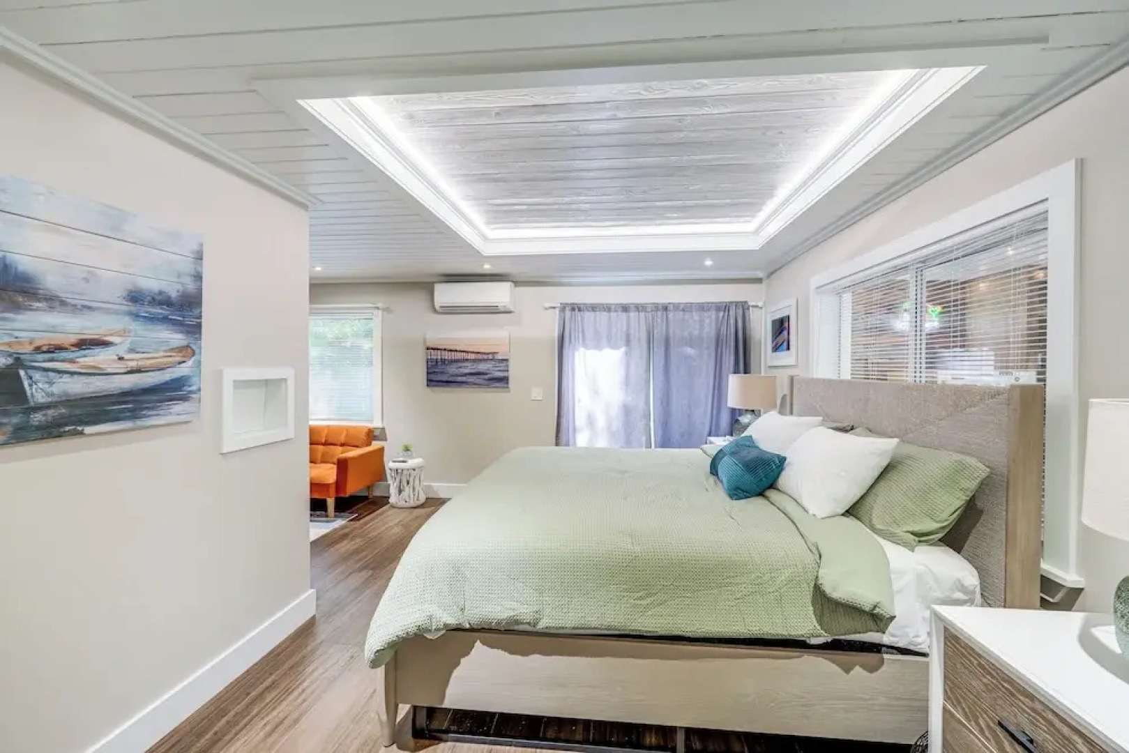 Walk to Harry Harris Beach: Getaway w/ Grill!