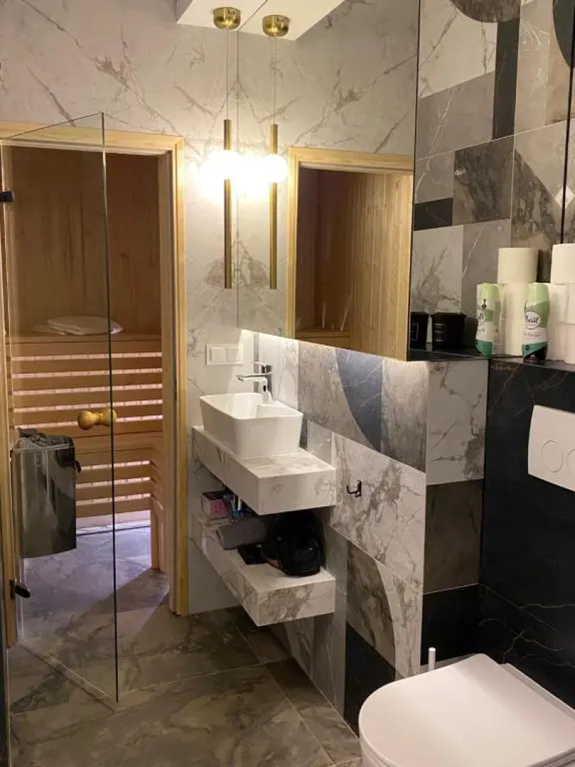 Family & Business Sauna Tężnia Apartments No14 Leśny nad Zalewem z Balkonem i Parkingiem oraz możliwością wyżywienia - Exclusive New!