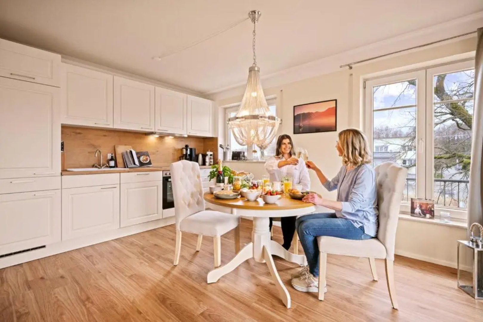 Wohlfühl-Apartment Irisblüte mit Privatstrand