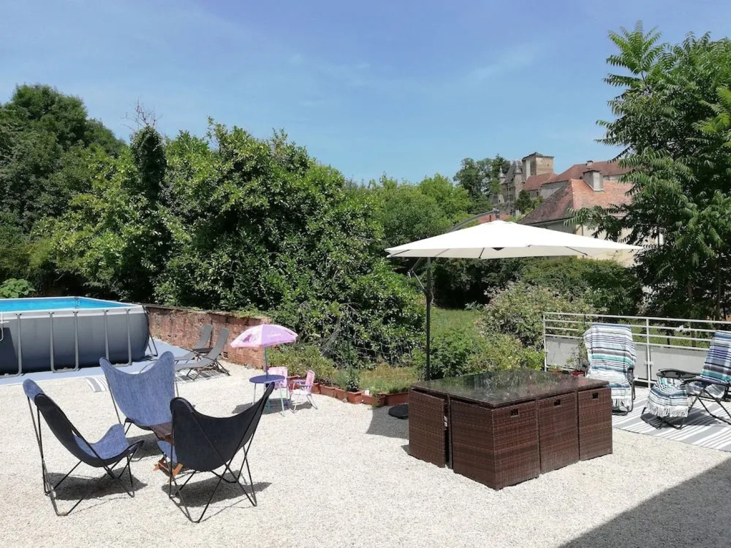 Vue du Château d'Excideuil