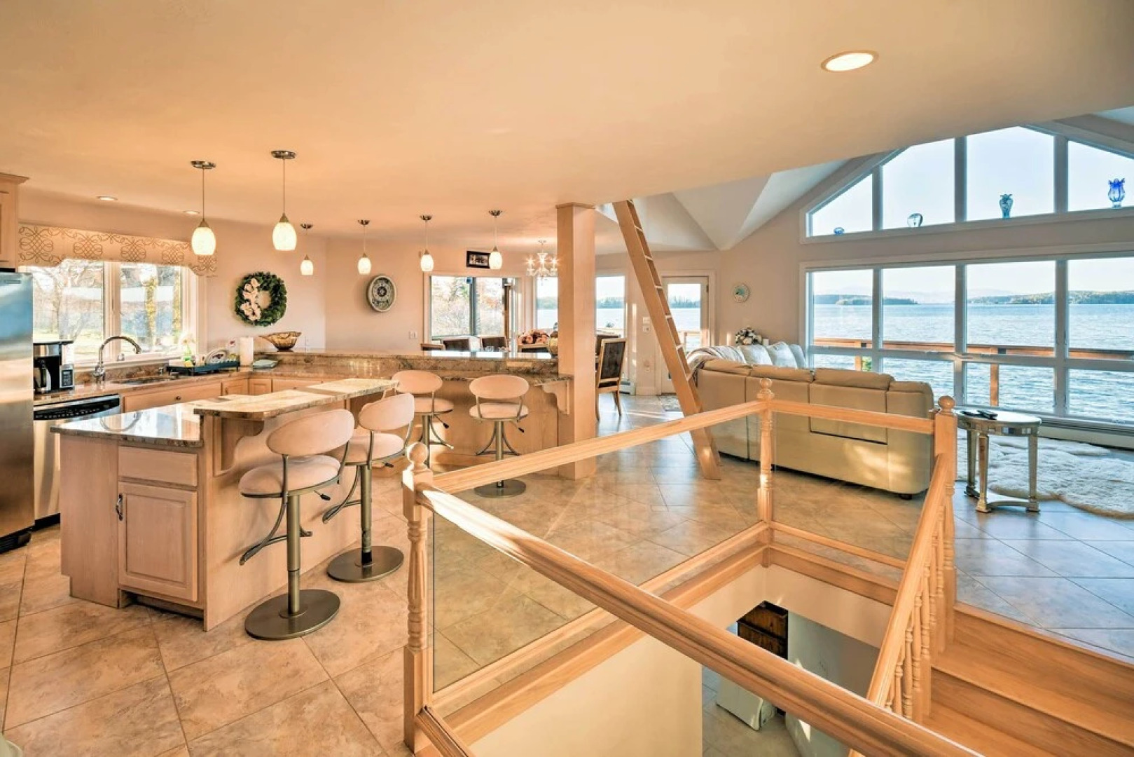 Luxurious Oceanfront Flanders Bay Home w/ Kayaks!