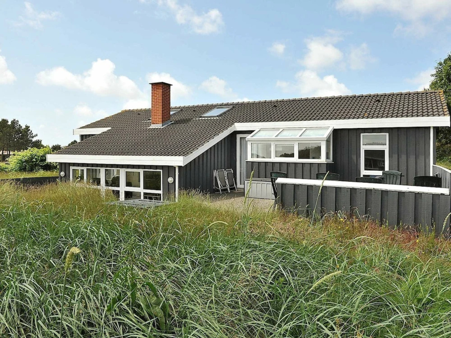 Trendy Holiday Home in Henne With Sauna