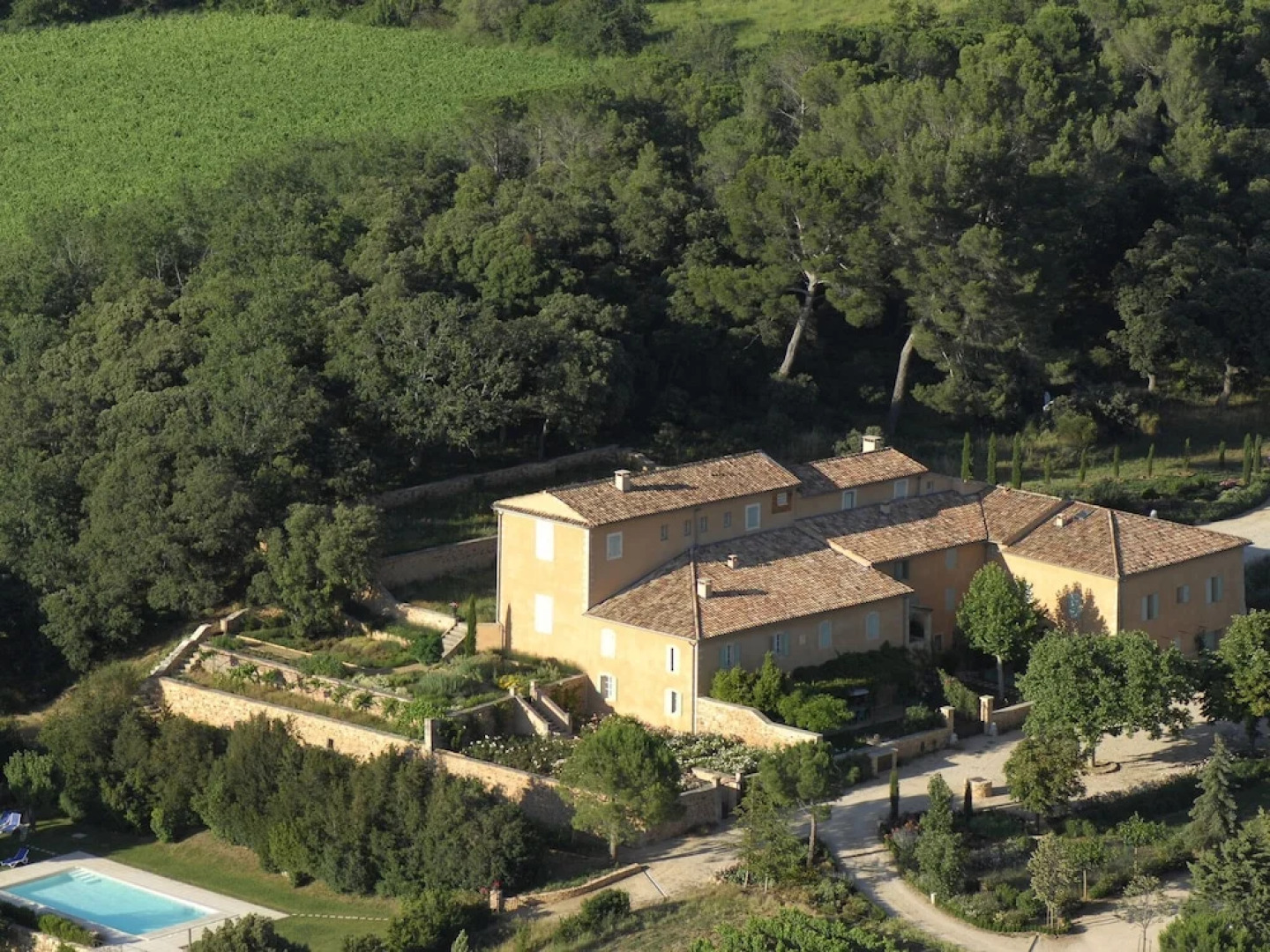 The Awning Housecosy Holiday Home in Rustrel With Swimming Pool