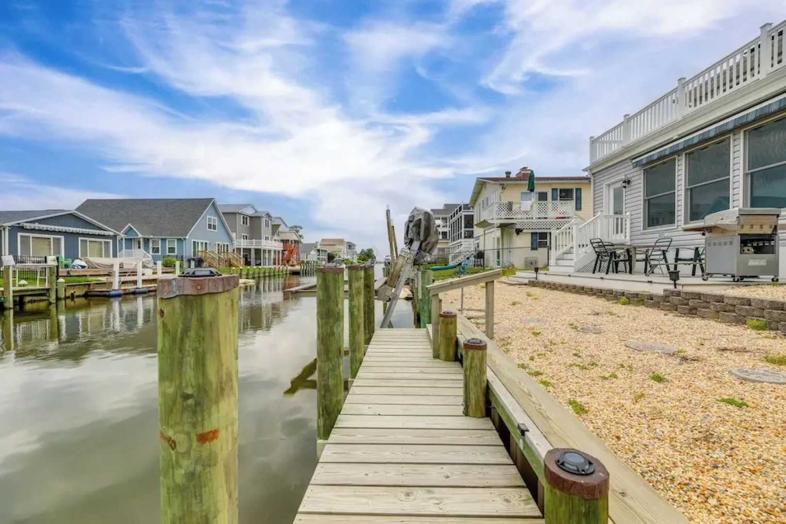 Waterfront Gem w/ Dock: 3 Mi to Fenwick Island Fun
