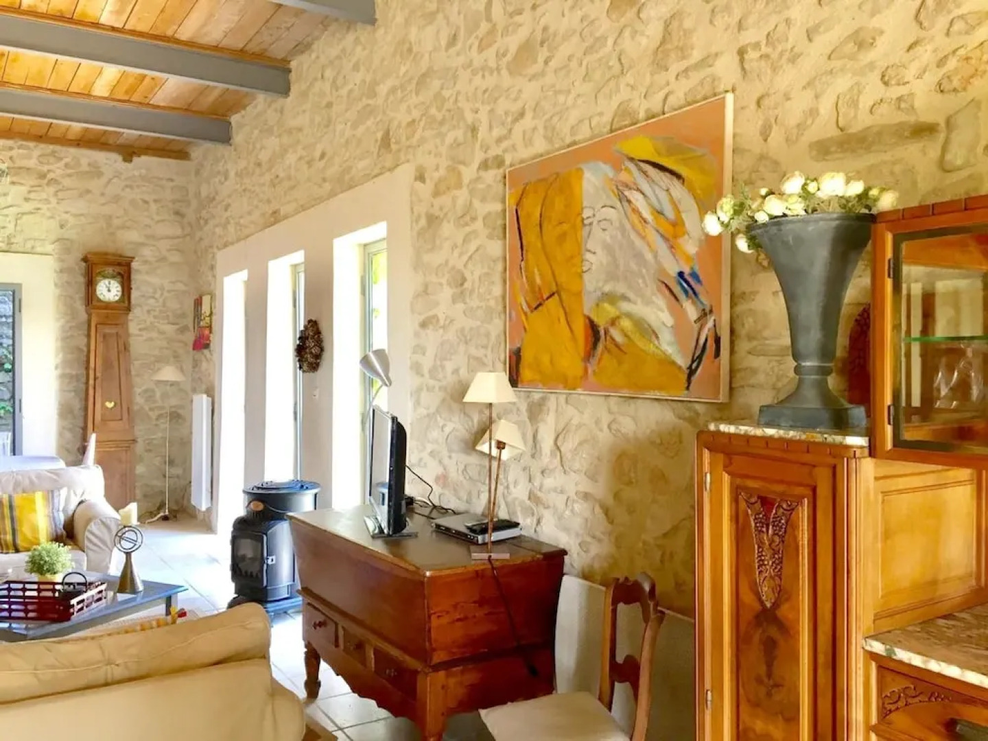 Villa With 4 Bedrooms in Pouzols Minervois , With Private Pool, Enclos