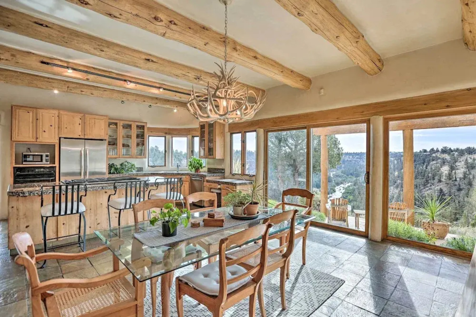 Adobe Home - River & Mtn Views w/ Hot Tub!