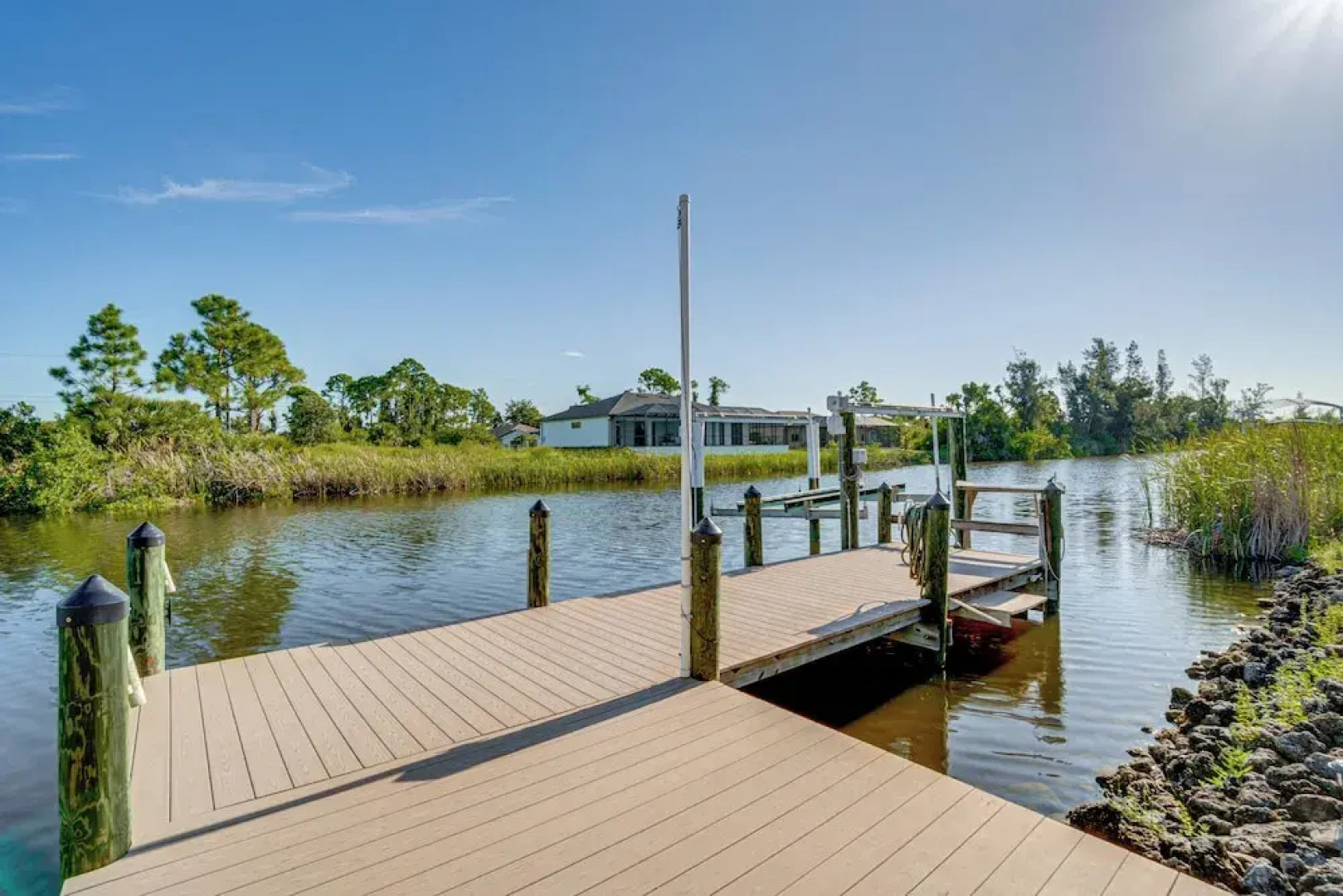Port Charlotte Oasis w/ Boat Dock: Relax Poolside!