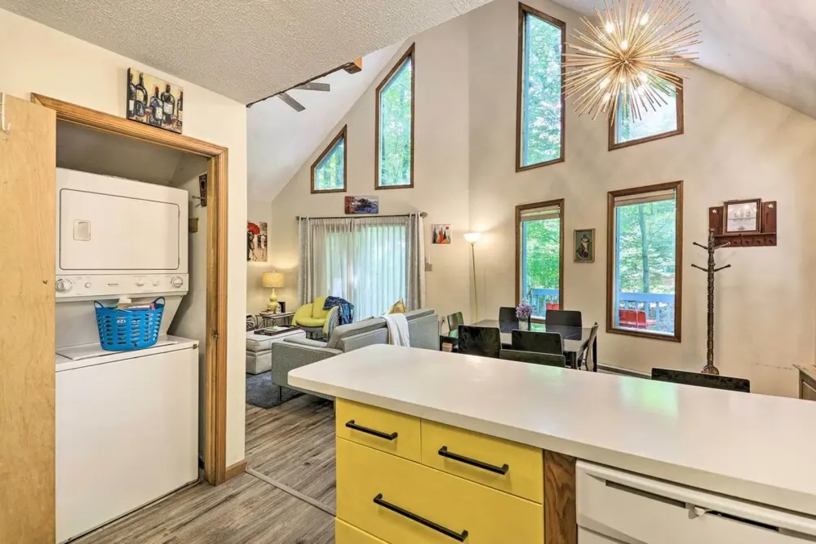 Colorful Pocono Lake Cabin w/ Deck & Fire Pit