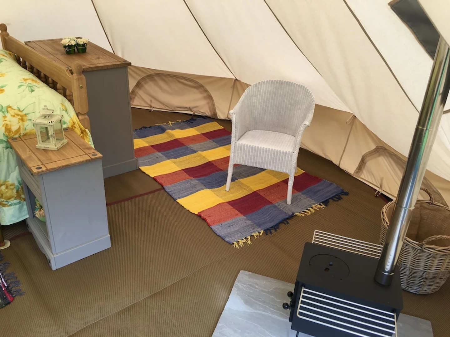 Glamping at The Homestead - Ensuite Bell Tent