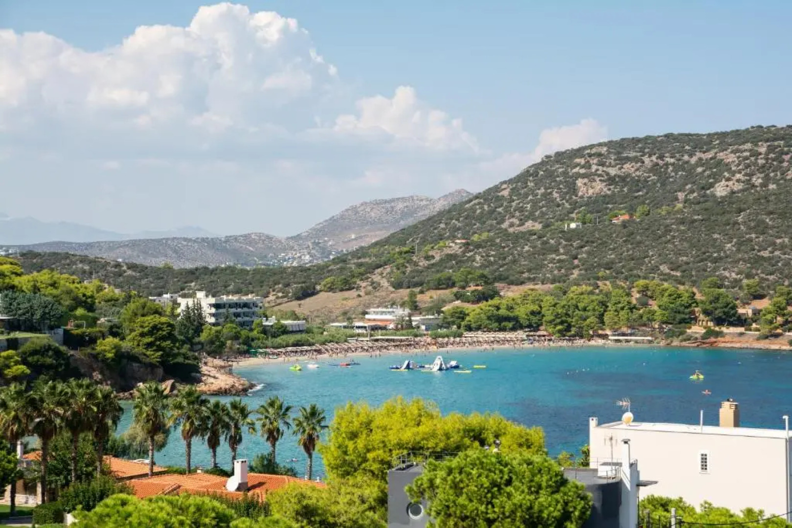 Serenity villa-2nd floor-Sea view-sandy beach 250m away.