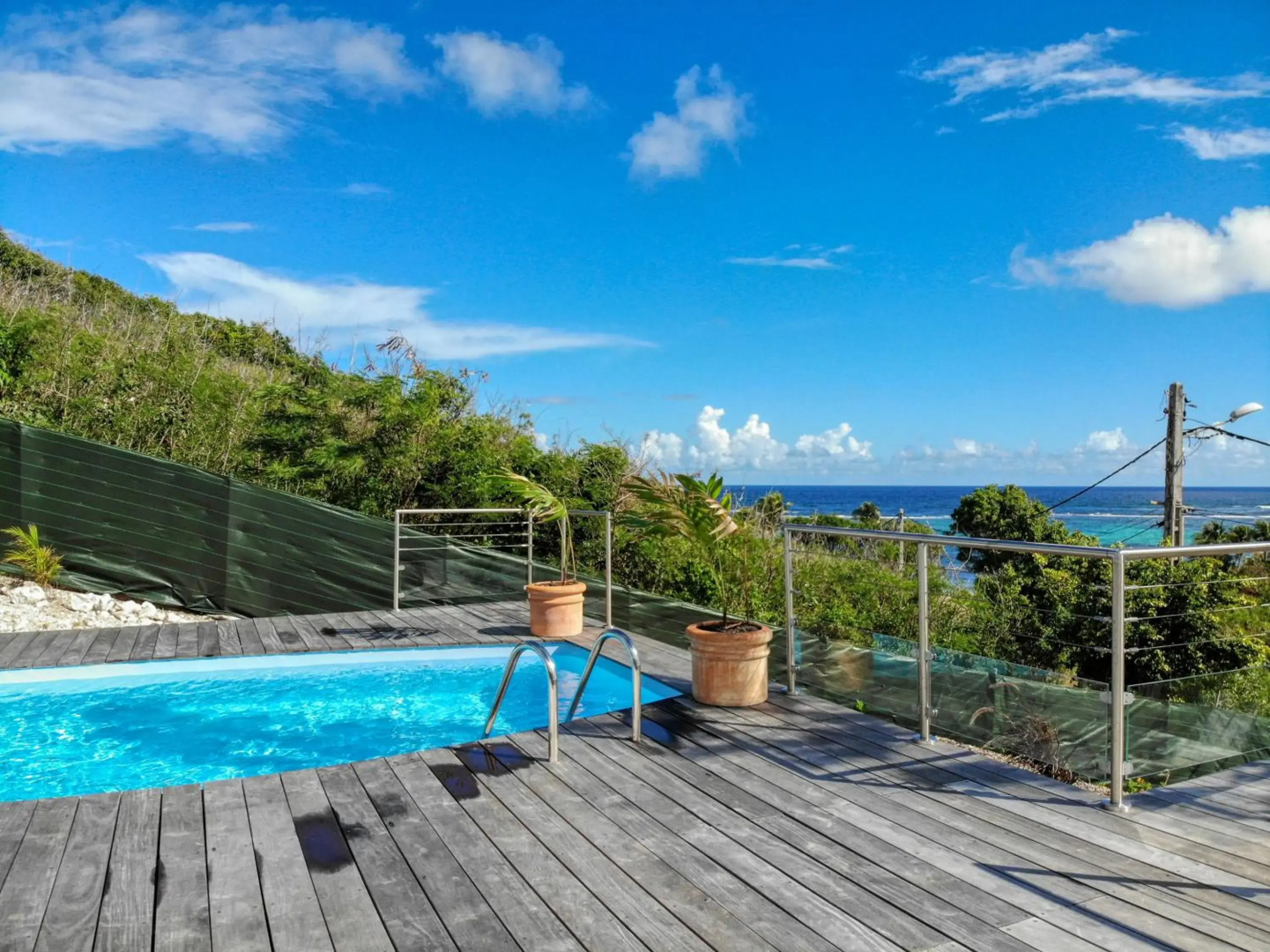 Villa Thomana, piscine, vue mer et plage à 100 m !
