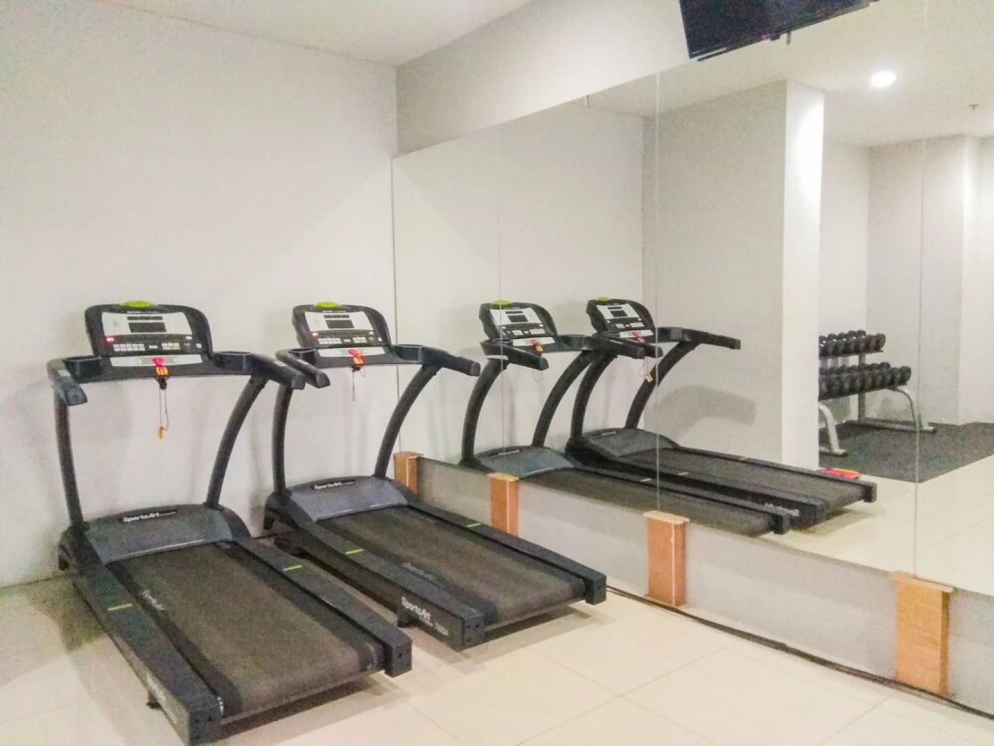 Minimalist Tamansari Mahogany Studio Apartment with City View