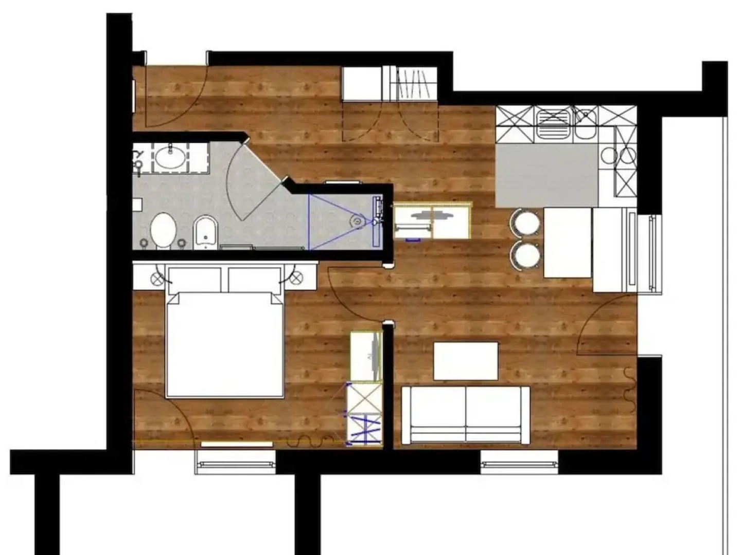 in het Aparthotel Panorama