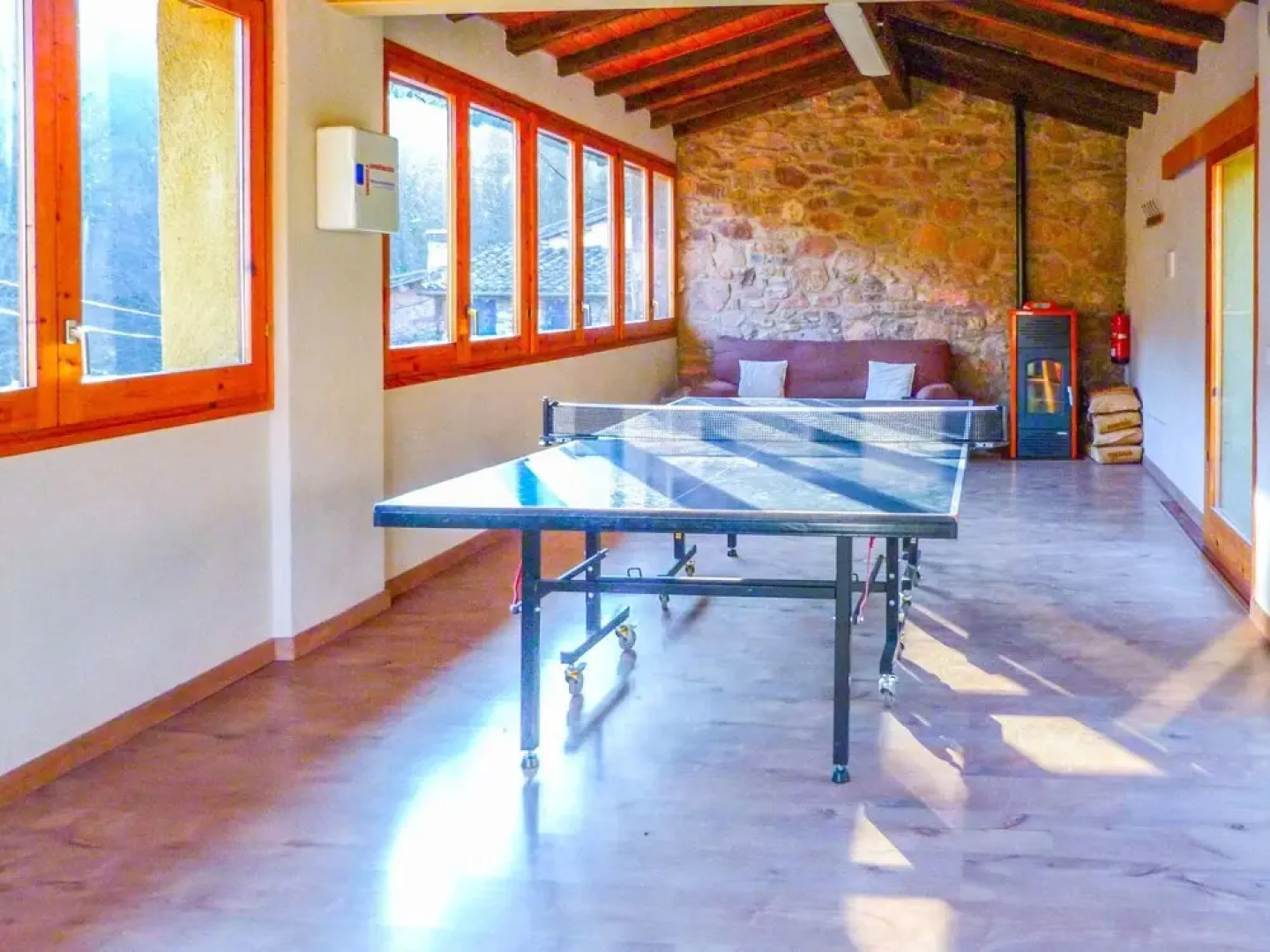 Quaint Holiday Home in Riudaura With Shared Pool