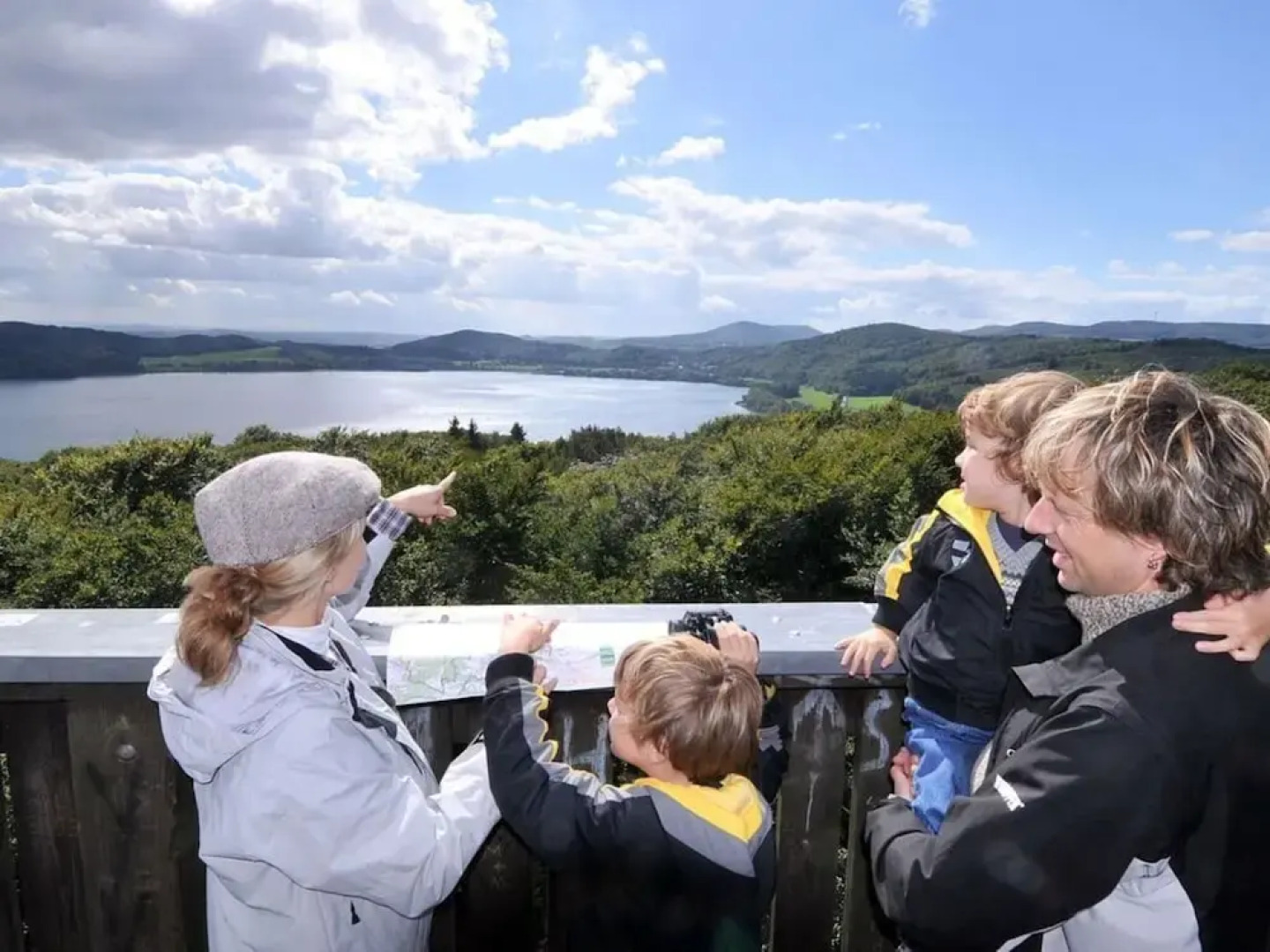 Uitzicht op de Pellenz