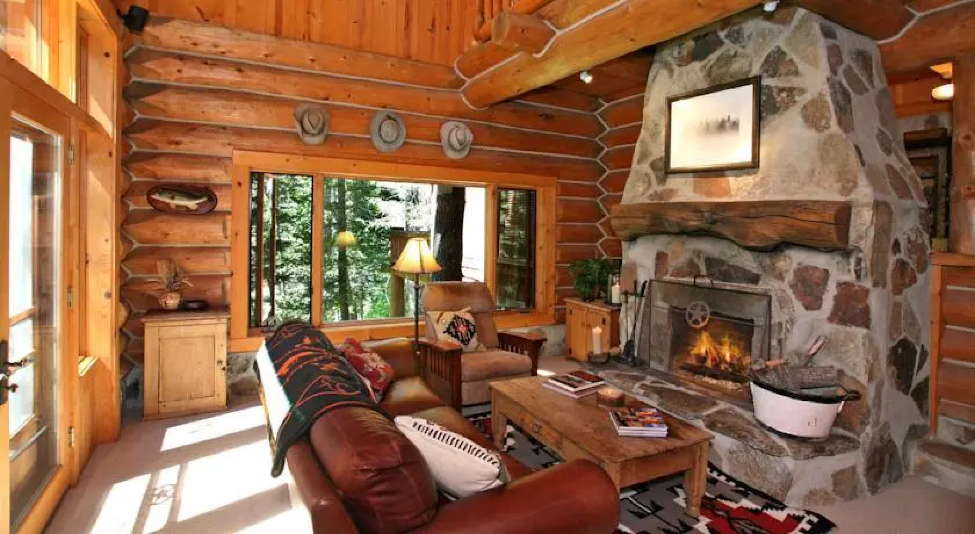 Red Roof On The River by Stewart Mountain Lodging