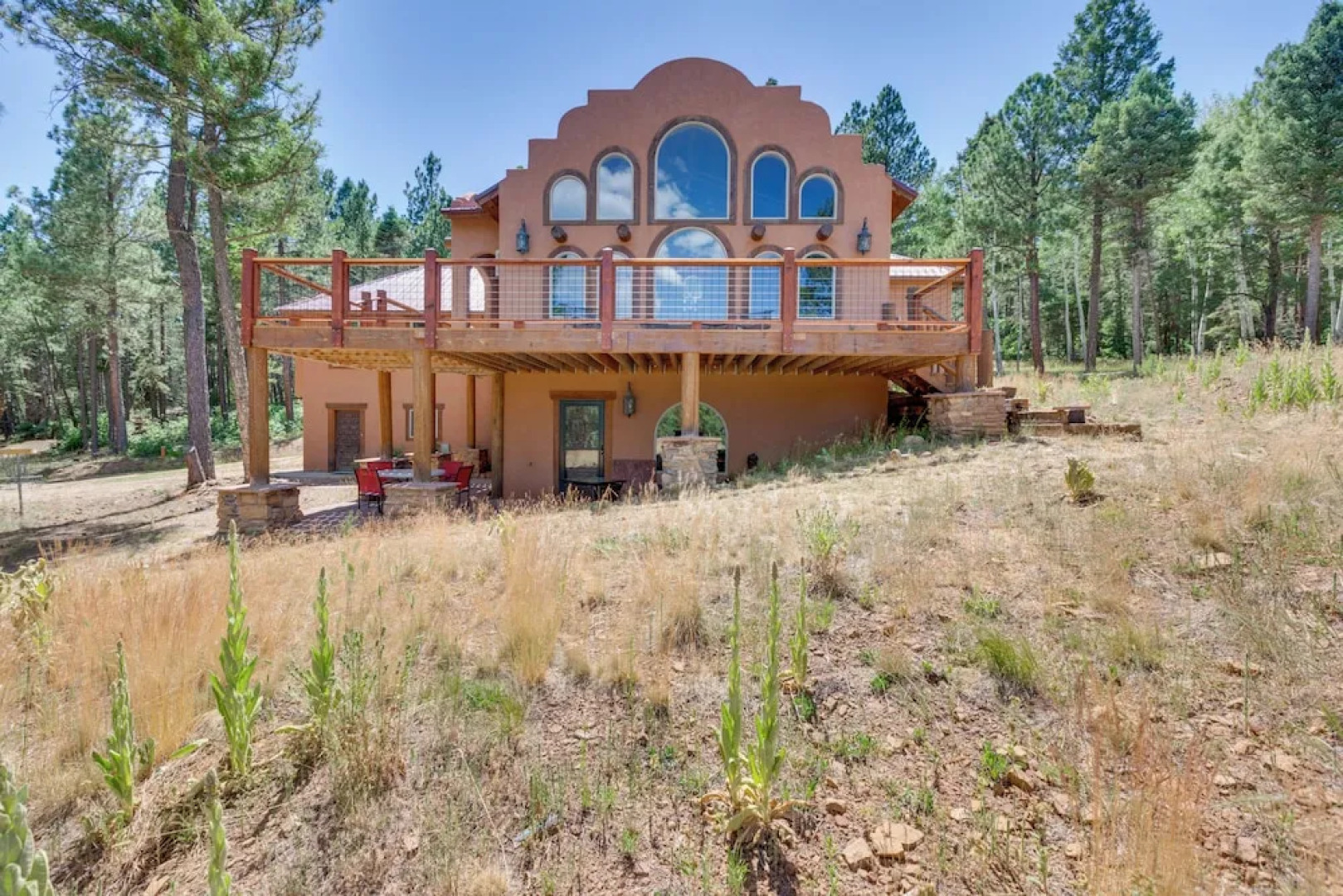 Southwestern Angel Fire Abode w/ Game Room