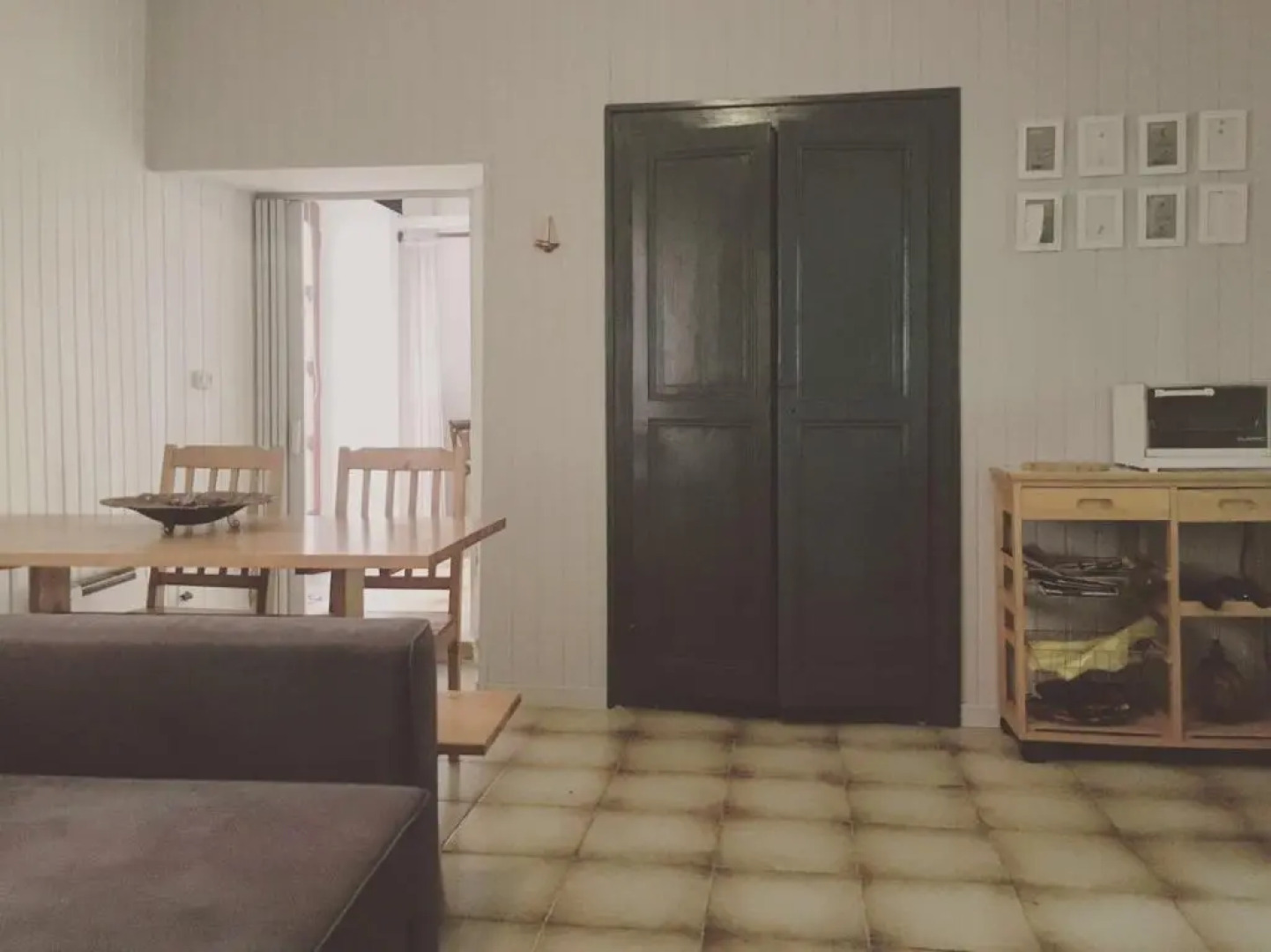 Rural house on the lake.