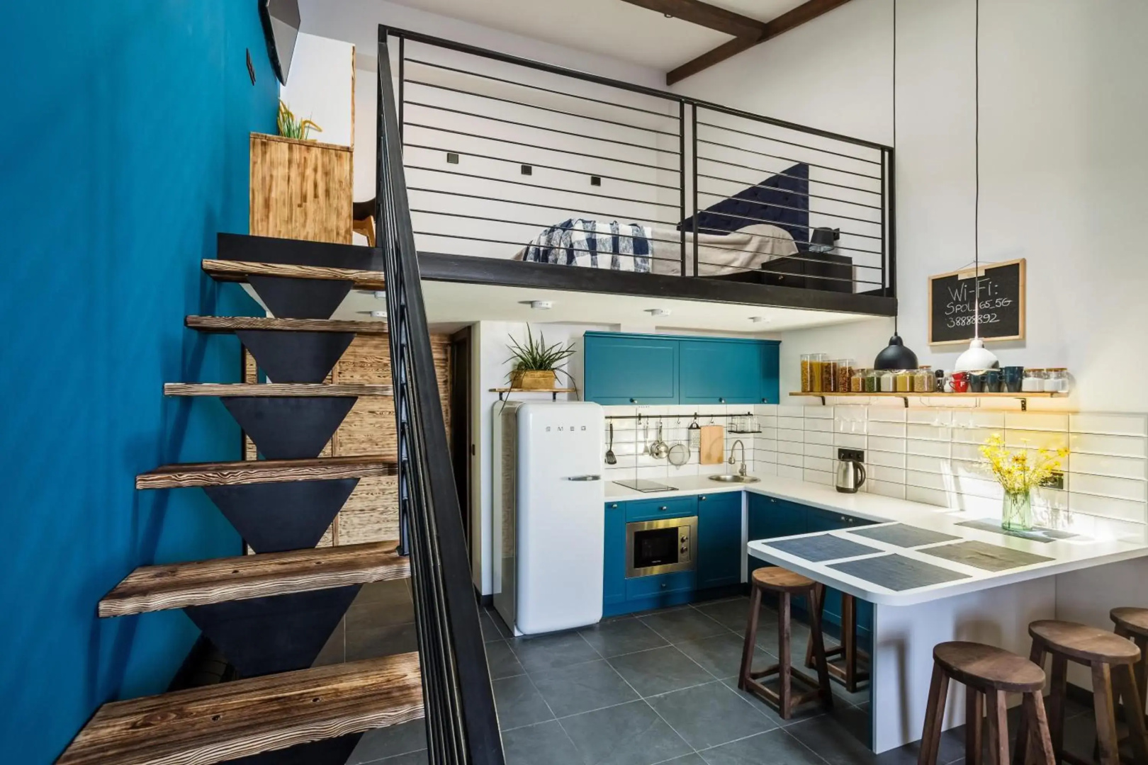 Two level apartment for 5