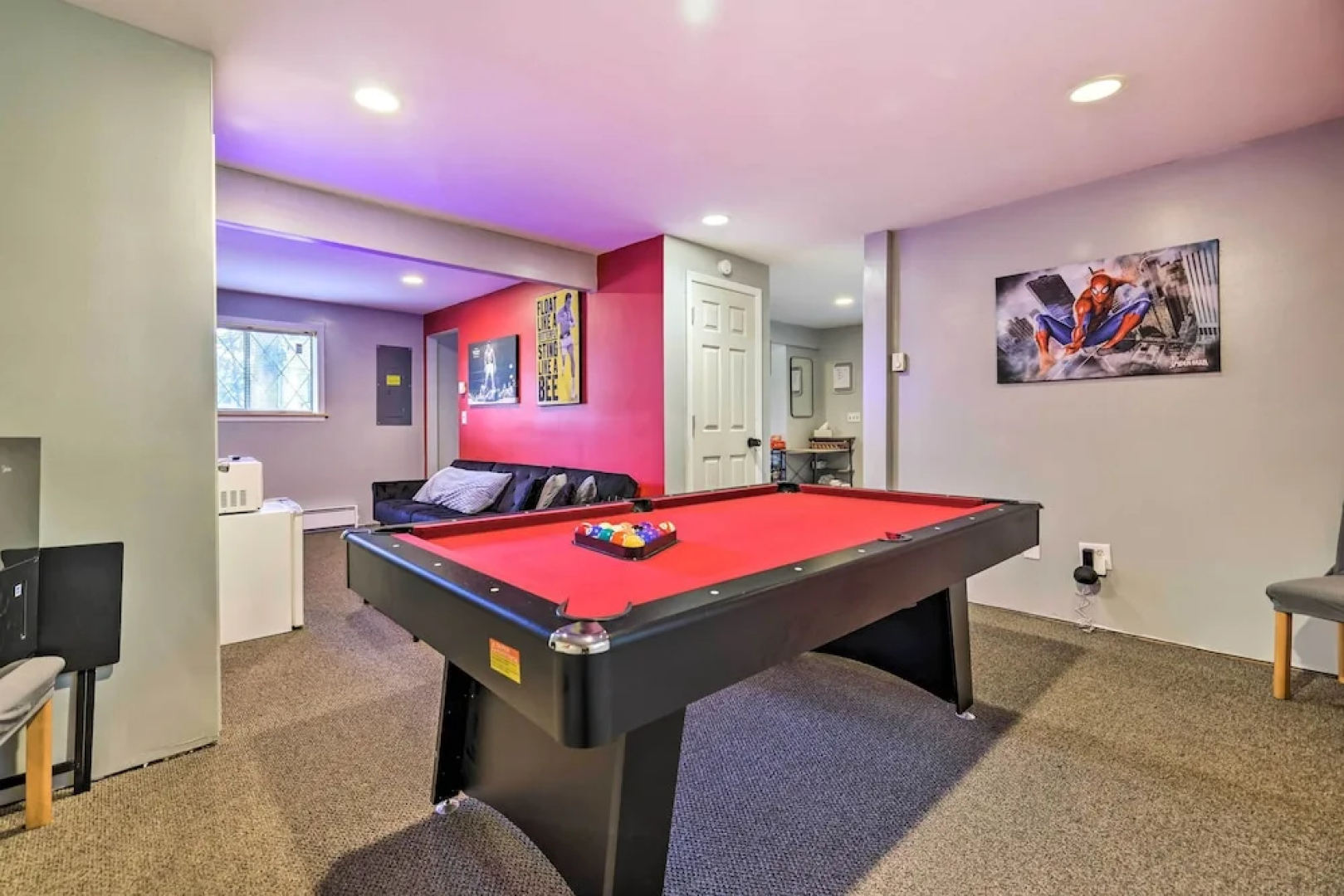 Walk to Lake: Game Room Getaway in Pocono Summit!
