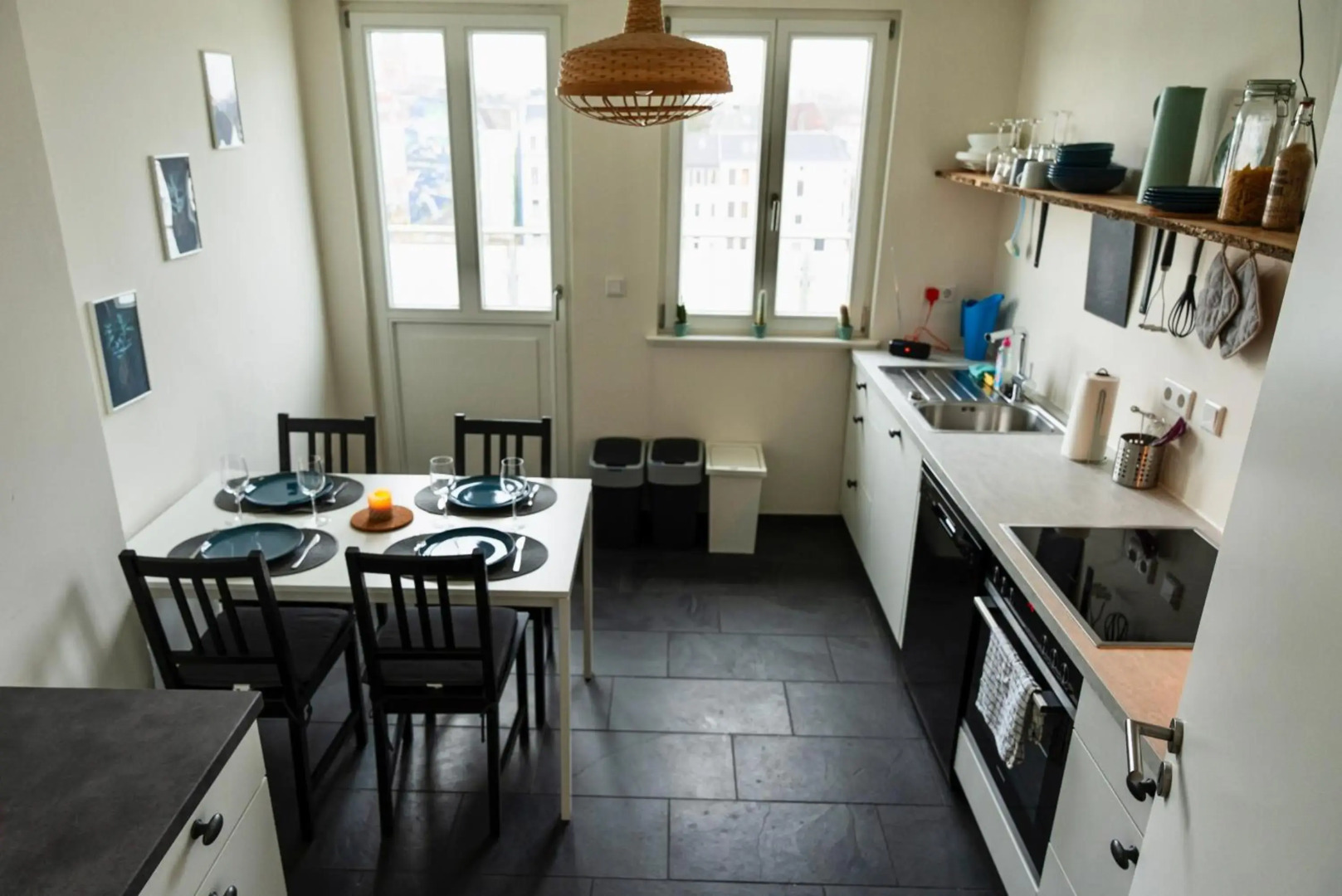 Wölkchen - Wohnung mit Balkon, Holzdielen & TV