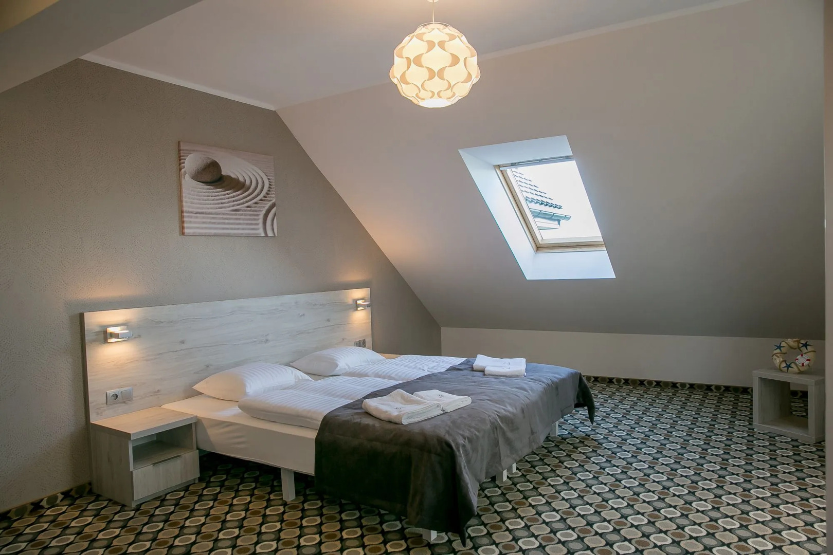 Marina Mielno z widokiem na Jezioro