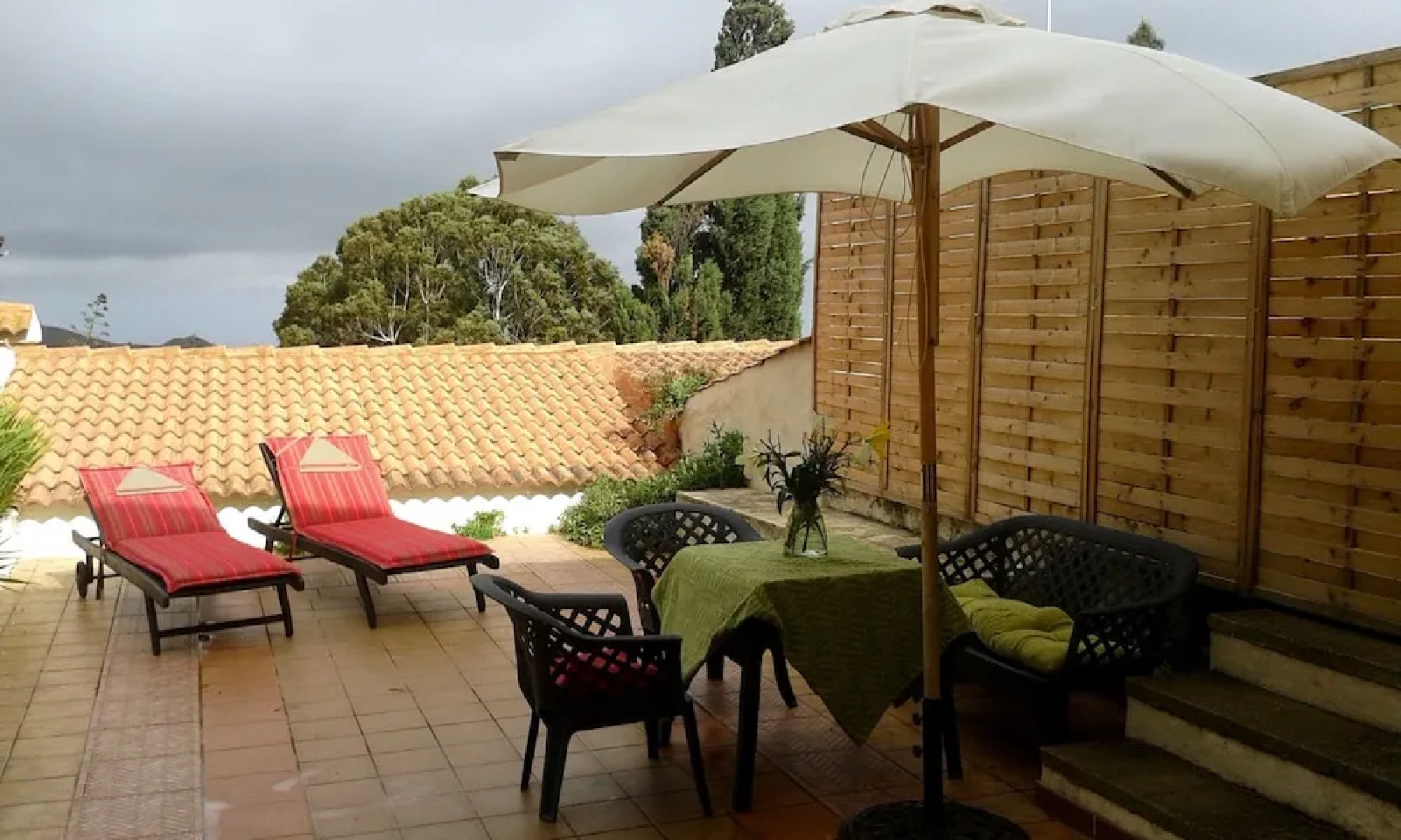 Nice countryside house terrace and views