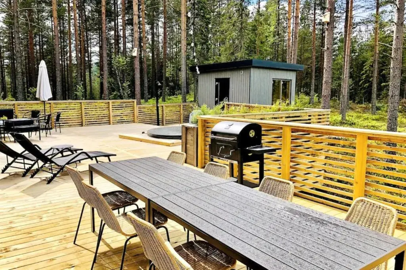 Skogly - Ny stor hytte, Unike Finnskogen