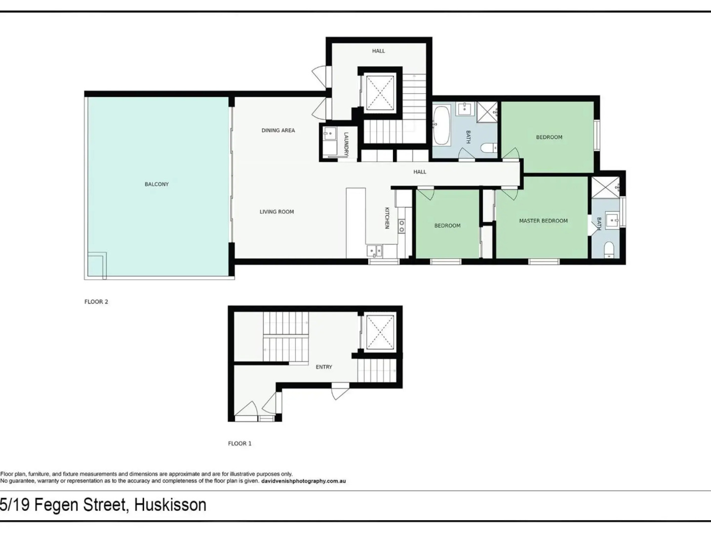 Sun Filled Balcony Just a 2 Minute Walk to the Beach