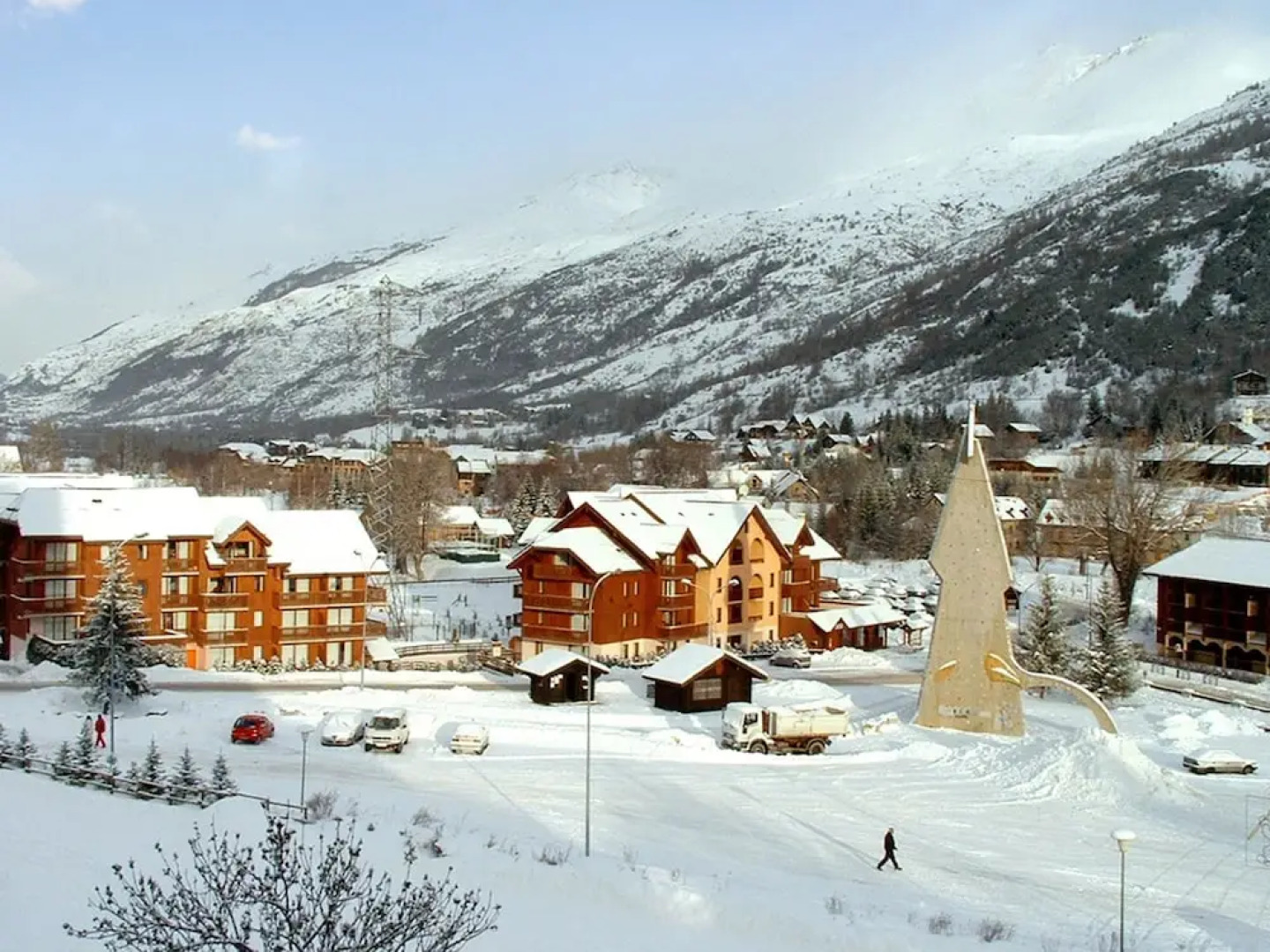 Studio in Serre Chevalier, With Wonderful Mountain View, Enclosed Gard