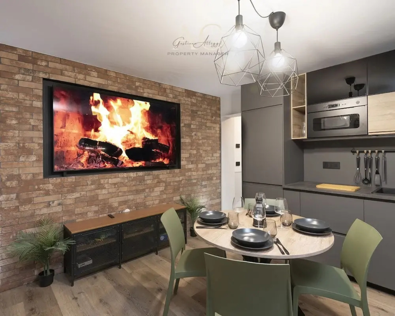 La Tana in Vione With 1 Bedrooms and 1 Bathrooms