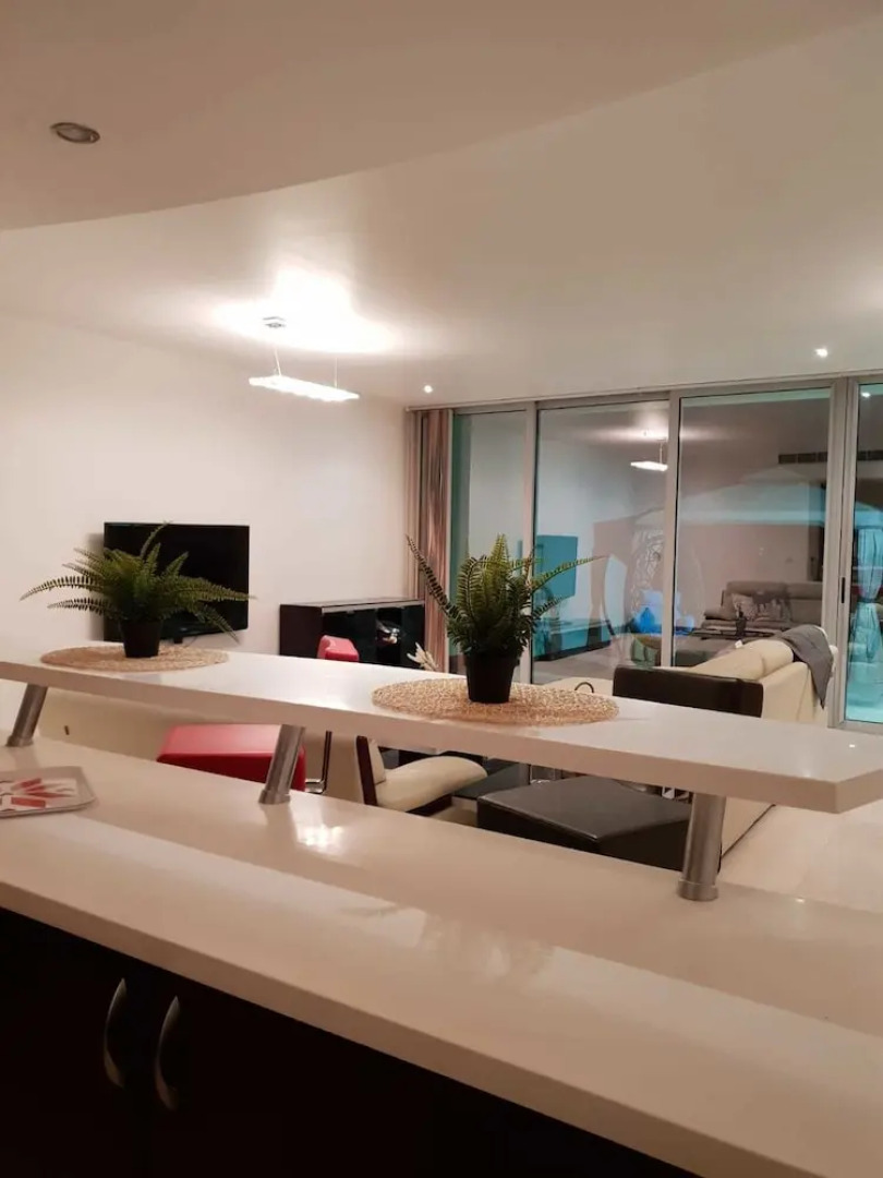 Luxury villa with private pier