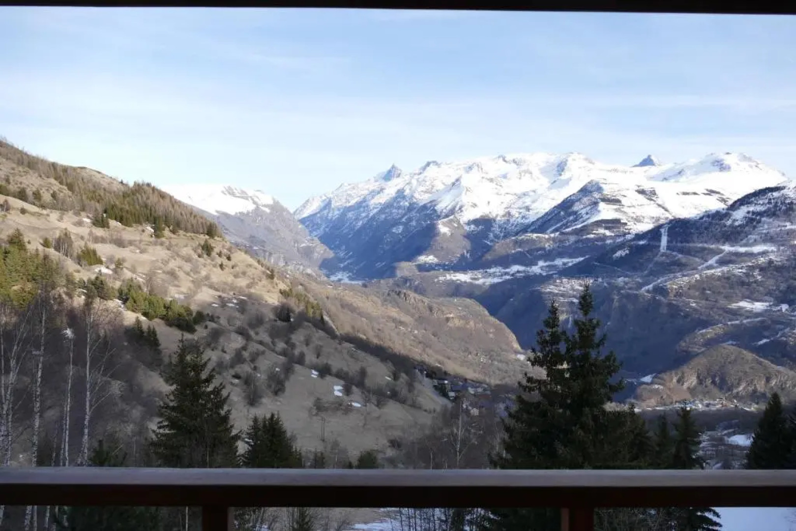 Studio coin montagne à Auris en Oisans avec vue magnifique