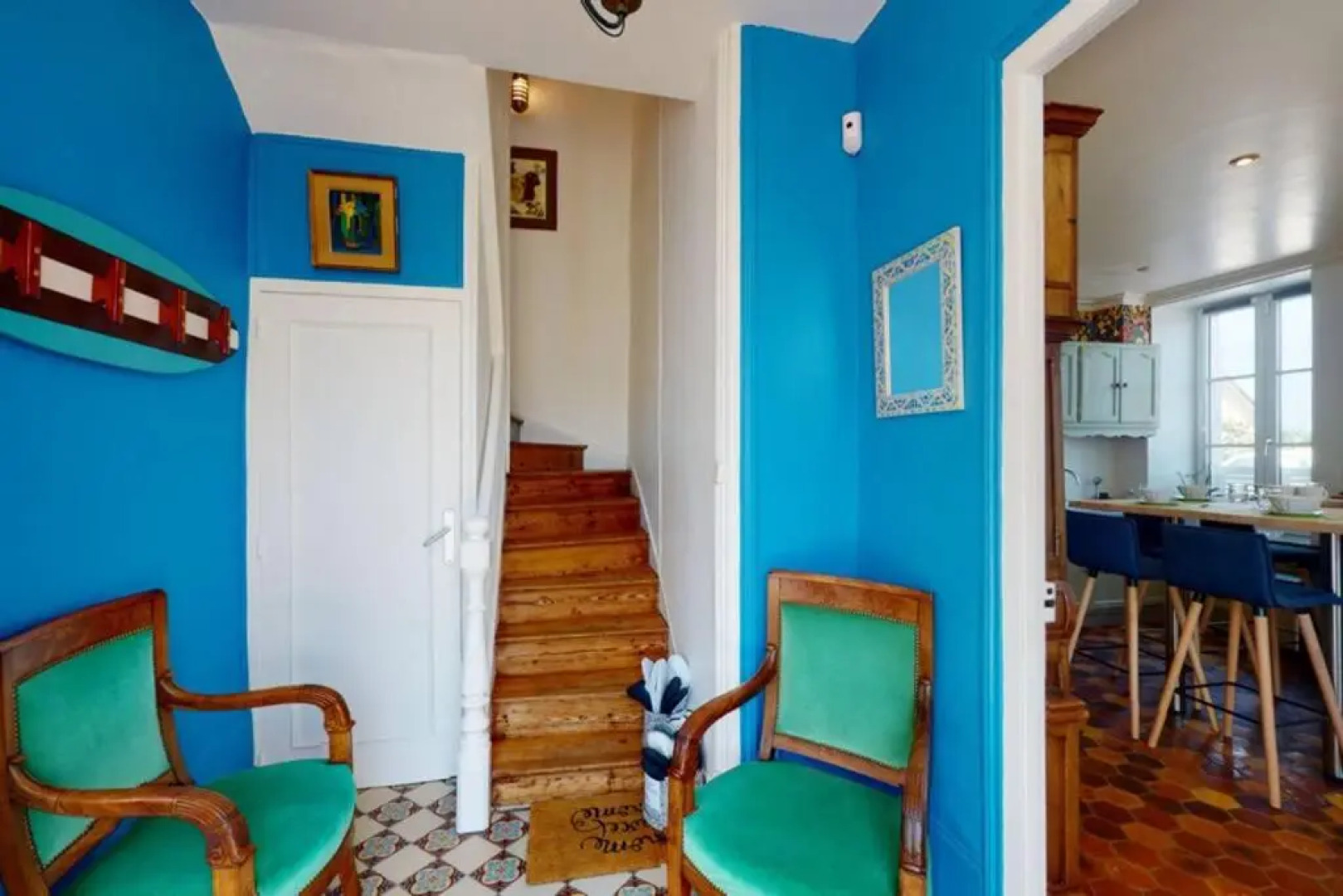 Le Vieux Colombier, 4 étoiles Face mer SPA OPTION billard accès plage, société La clef decamp