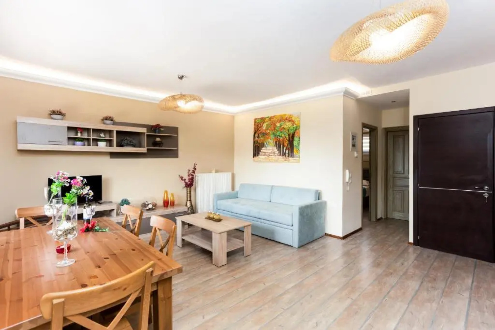 TwinStars apartment with courtyard and view