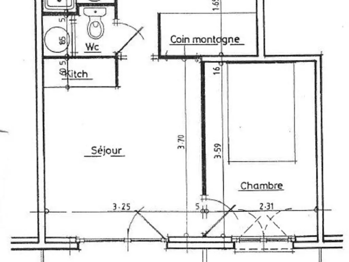 Appartement Le Biot, 2 pièces, 6 personnes - FR-1-573-106