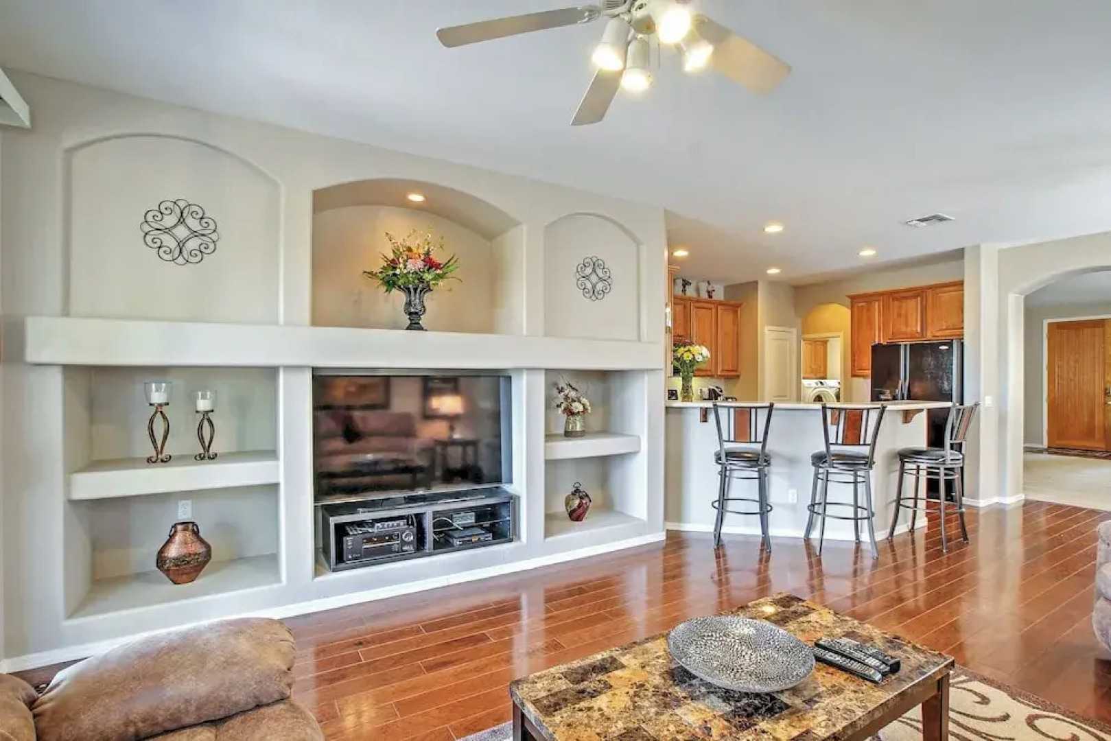 Private Pool + Golf Course View: Queen Creek Home