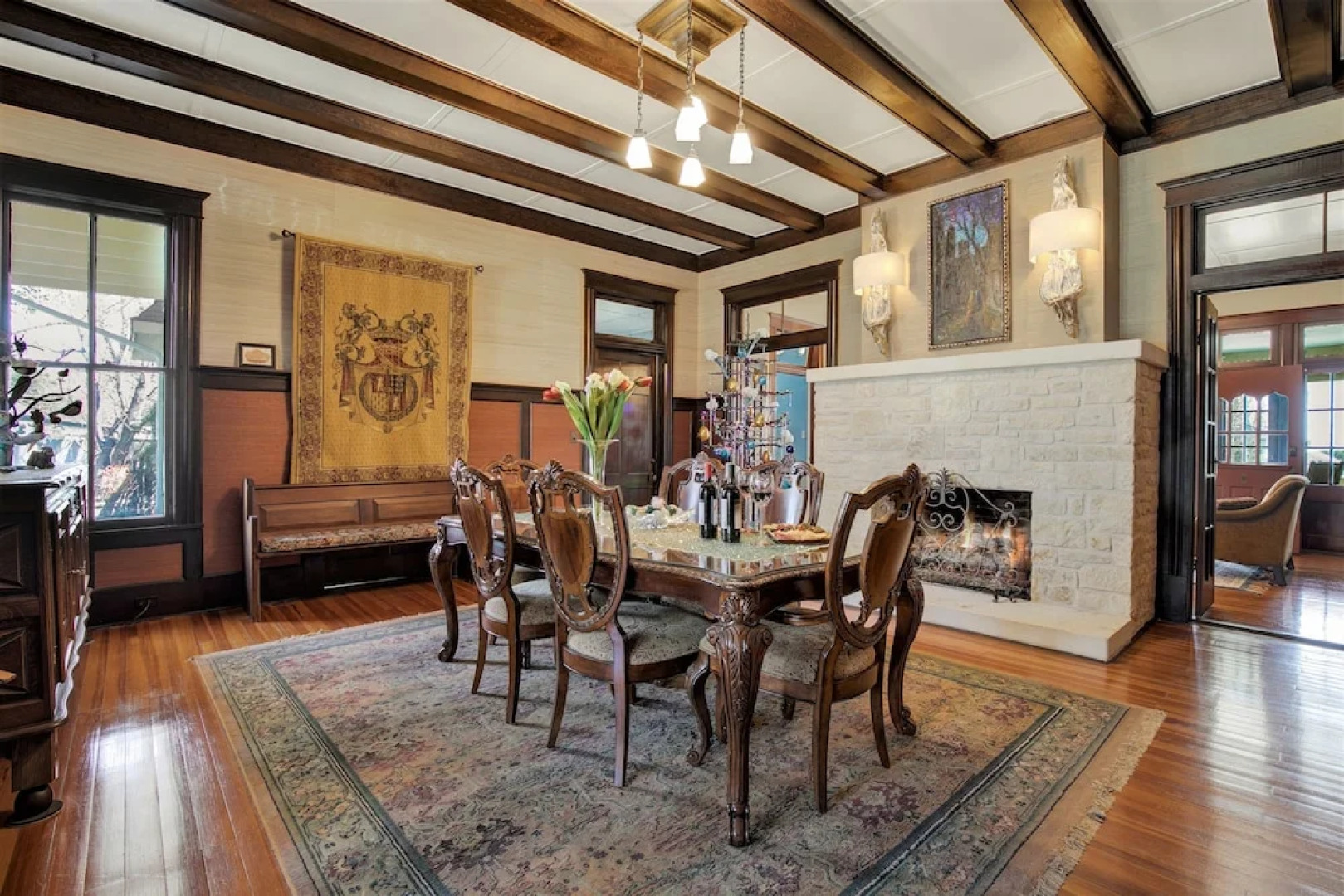 Beautiful and Unique Home With Fireplace and Pool!