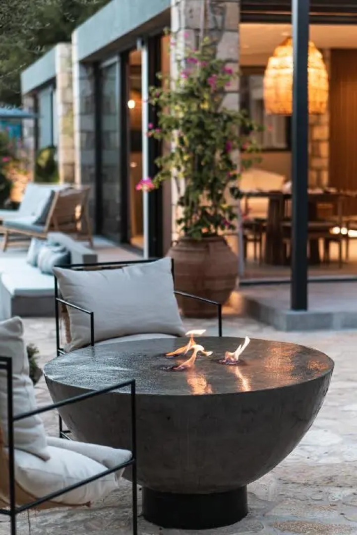 Bungalows at Almiros Beach