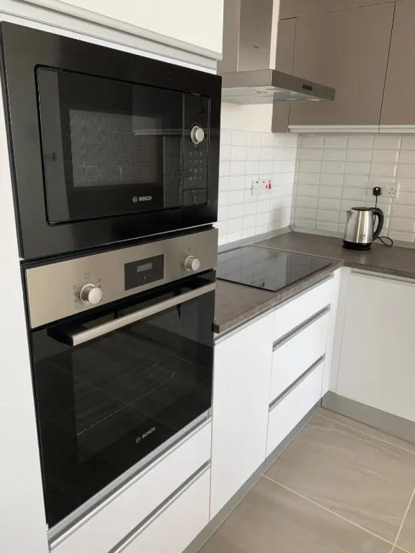 Stunning 2 plus 1 apartment for rent in ABELIA RESIDENCE at Bogaz with beautiful sea and mountains views