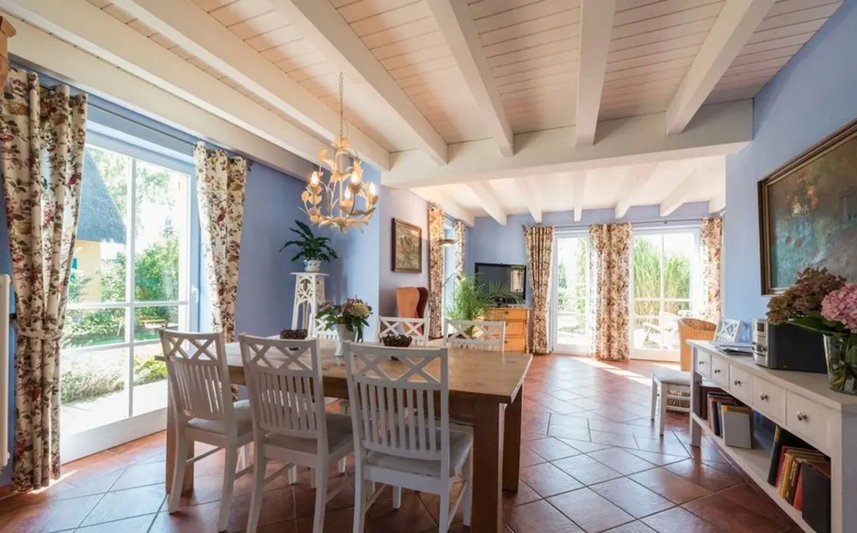 Reetdachhaus in Krienke