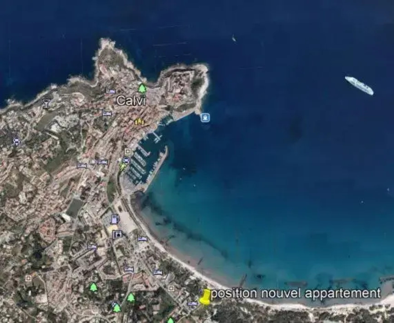 T2 neuf bord de plage - terrasse - CALVI