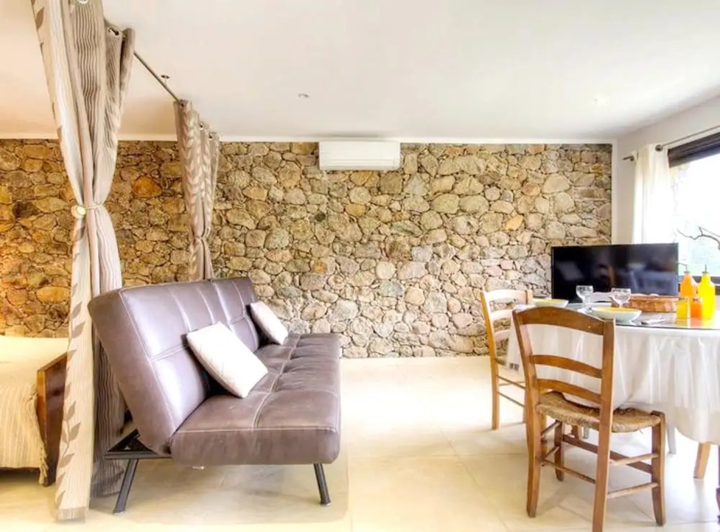 Studio in Moltifao, With Wonderful Mountain View, Furnished Garden and Wifi - 20 km From the Slopes