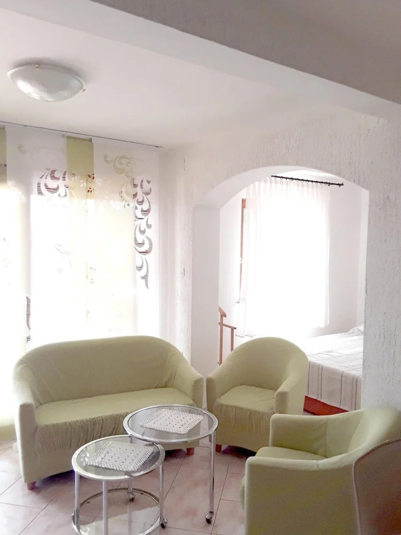 Apartment With one Bedroom in Cesarica, With Wonderful sea View, Enclo