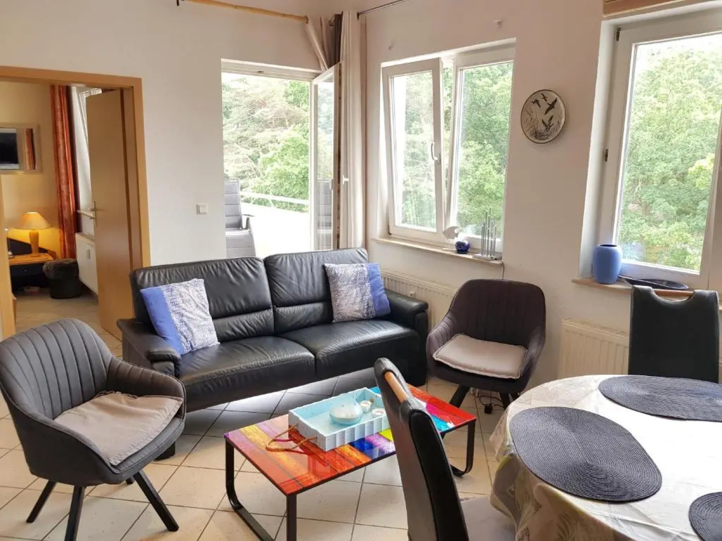 Ferienwohnung mit Ostseeblick - 190m zum Strand