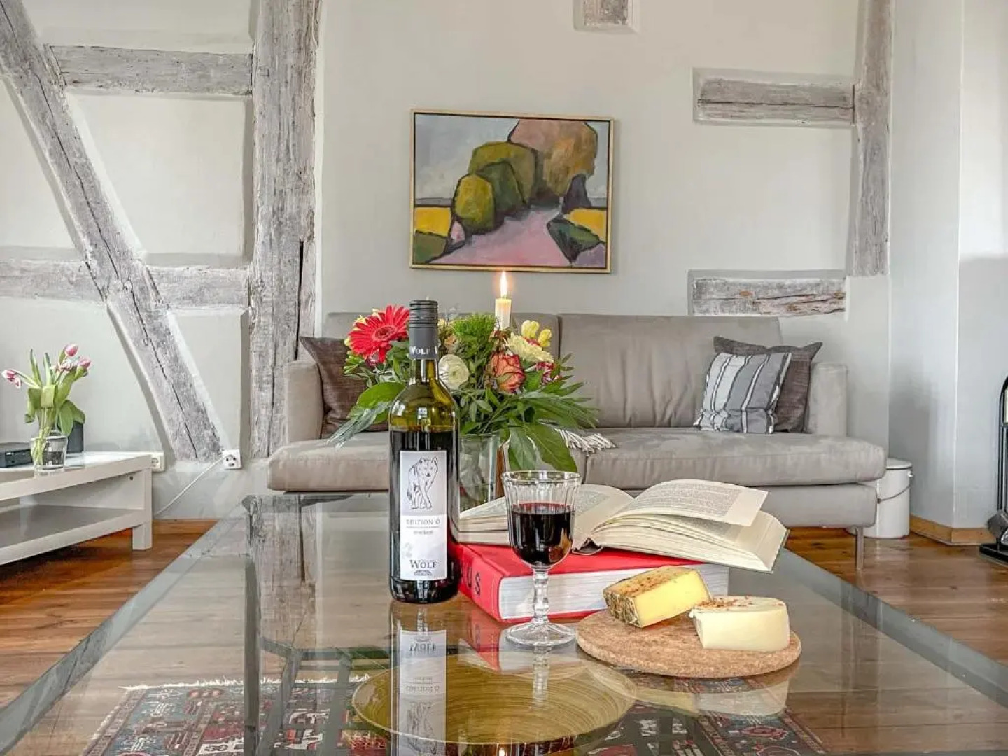 traumHaff Historischer Kahnschifferhof mit Kamin, liebevoll restauriert