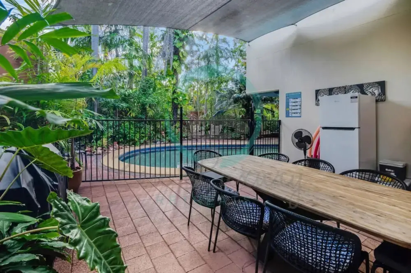 Zen Serene Seascape Family Pool BBQ Markets