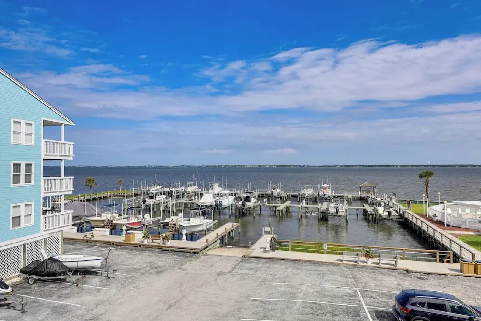 Marina Views, Walk to Beach: Atlantic Beach Condo!