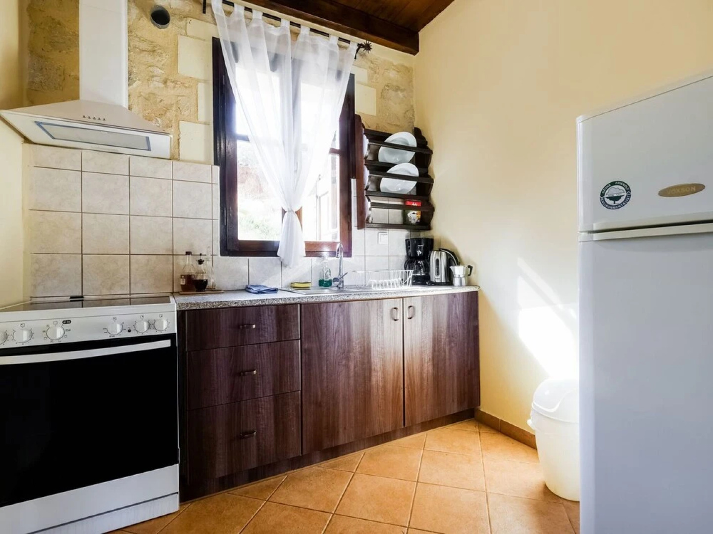 Stone Holiday Home in Lagkada with Garden Offering Sea Views