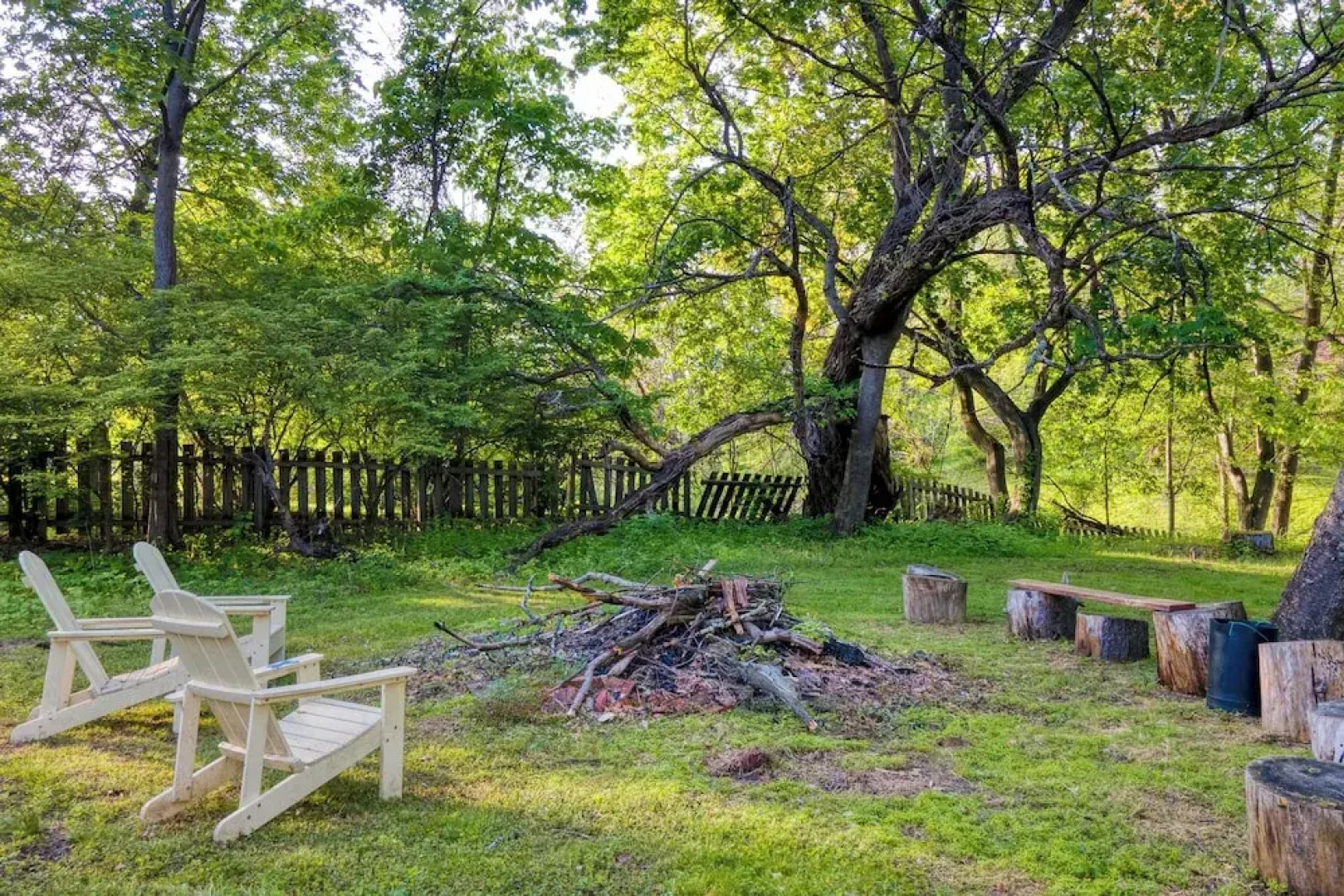 Relax in Style at Historic Modern on Main With Modern Amenities & Wooded Views